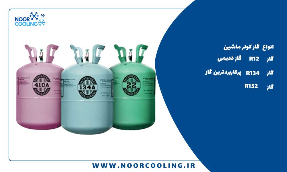 انواع گاز برودتی

