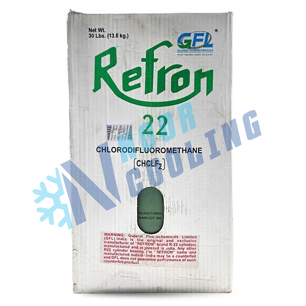 گاز مبرد R22 رفرون REFRON وزن ۱۳.۶ کیلوگرم
